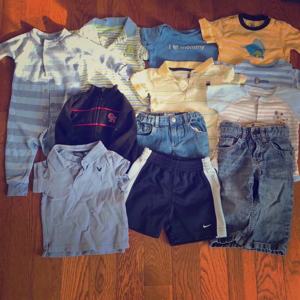 Lot of baby boys clothes